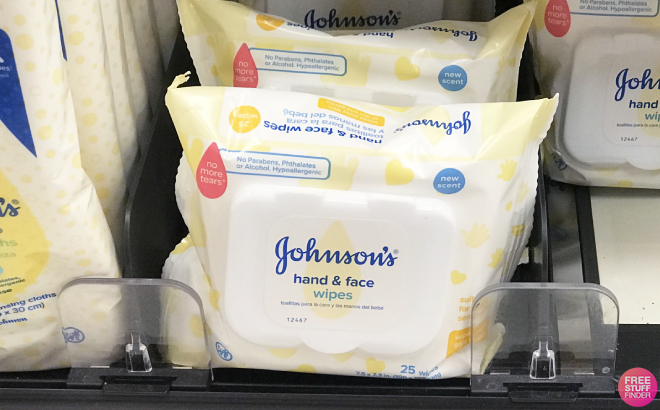 Johnsons Hand Face Wipes