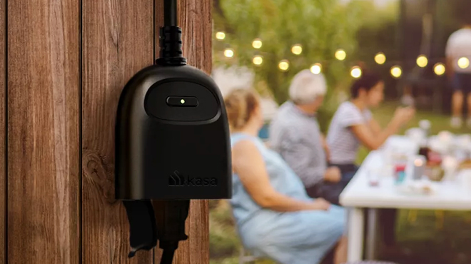 Kasa Outdoor Smart Dimmer Plug for Outdoor String Lights