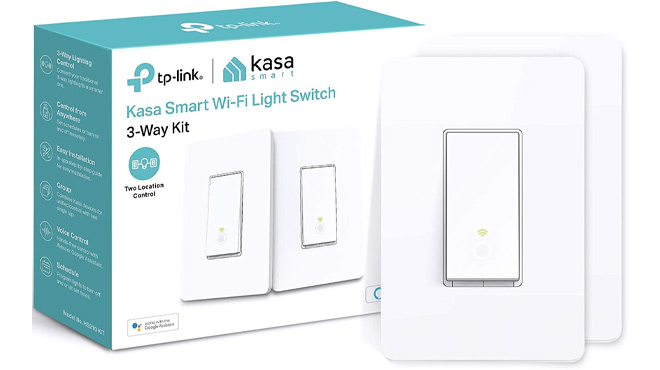 Kasa Smart Wifi Light Switch 3 Way Kit