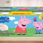 Kemps Smooth Cottage Cheese 4 Pack Peppa Pig