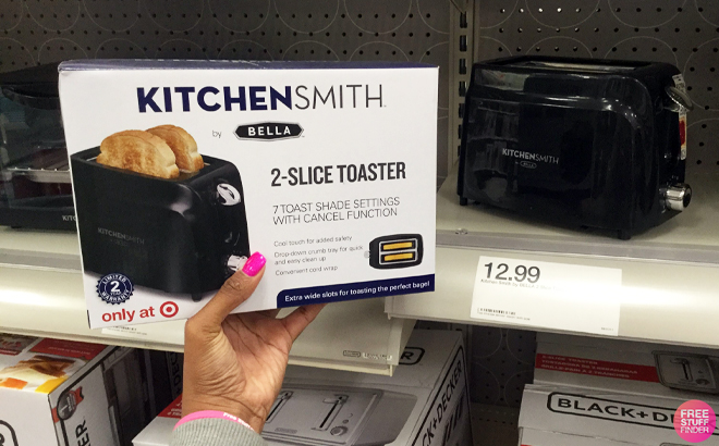 KitchenSmith by Bella 2 Slice Toaster