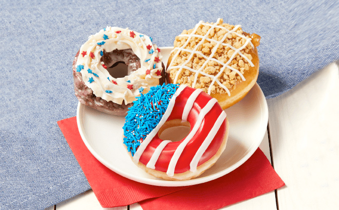 Krispy Kreme 4th of July Doughnuts