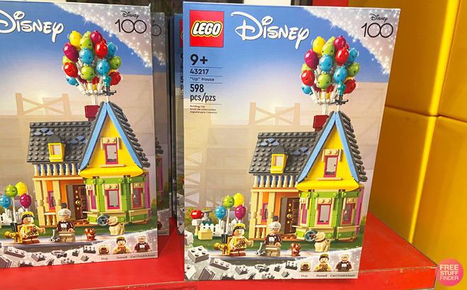 LEGO Disney ‘Up House 598 Piece Set on Store Shelf