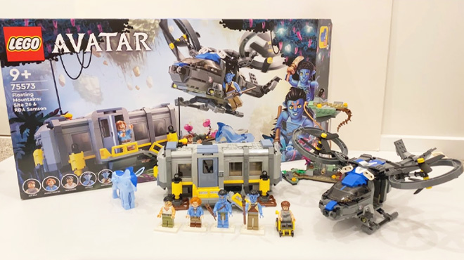 LEGO Pieces of Avatar Floating Mountains Site Set