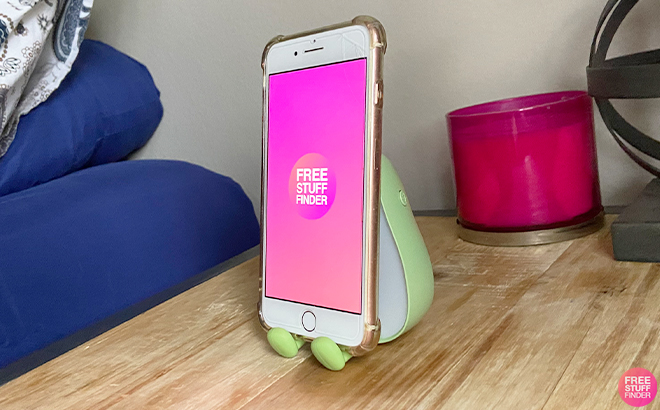 Led Lamp Phone Stand with Mobile Phone