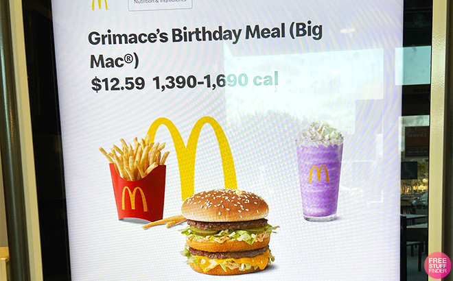 McDonalds Grimaces Birthday Special Meal Shake2