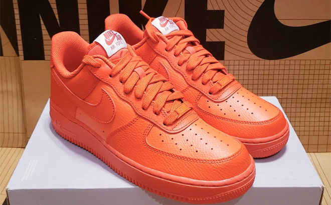 Nike Air Force 1 07 Womens Shoes on Top of the Box