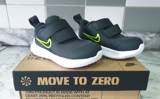Nike Star Runner 3 Baby Toddler Shoes on a Box