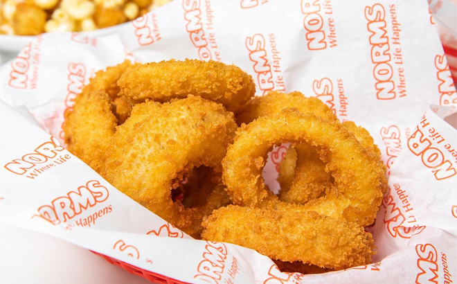 Norms Onion Rings Basket