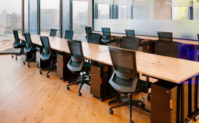 Office Desk Chairs in Meeting Room