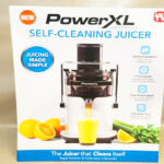 Power XL Self Cleaning Juicer on a Box 1