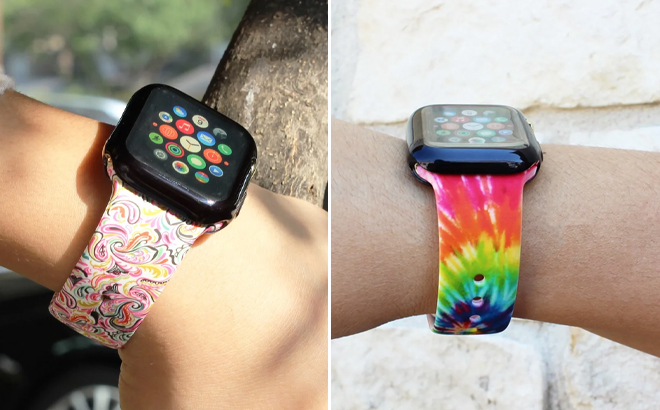 Printed Silicone Apple Watch Bands