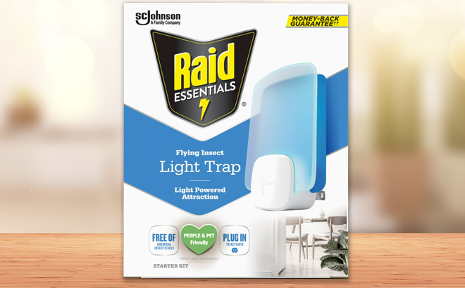 Raid Essentials Flying Insect Light Trap Starter Kit