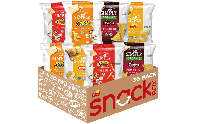 Simply Chips Variety Pack Consisting of Doritos Lays and Cheetos