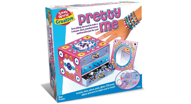 Small World Toys Pretty Me Jewelry Box Kit