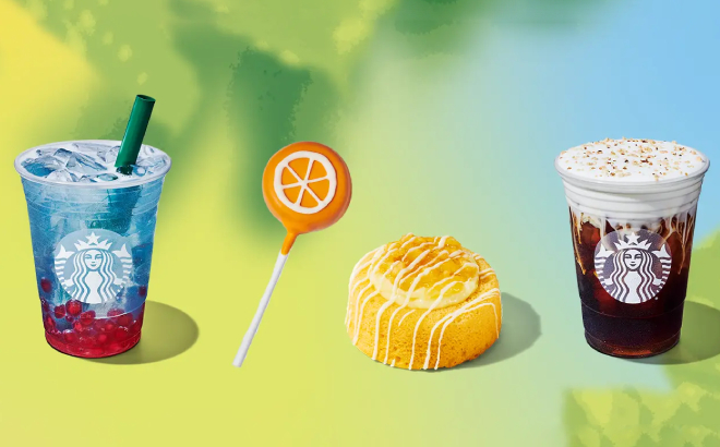 Starbucks New Summer Beverages and Cakes