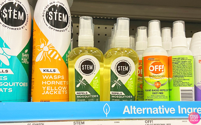 Stem Insect Repellent Spritz on Store Shelf