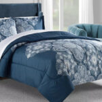 Sunham Windsor 3 Piece Comforter Set in Navy Color