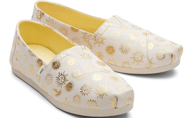 TOMS Womens Alpargata Sunny Days Shoes TOMS Womens Alpargata Sunny Days Shoes