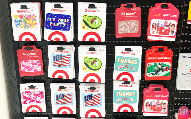 Target Gift Cards Inside a Store
