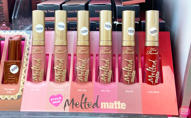Too Faced Melted Matte Liquid Lipsticks in Different Shades