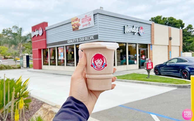 Wendys Store Front With Free Small Frosty