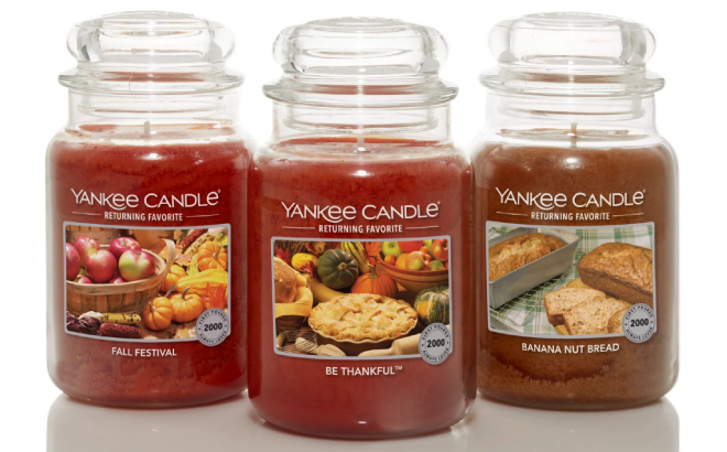 Yankee Large Jar Candles Returning Favorites Yankee Large Jar Candles Returning Favorites