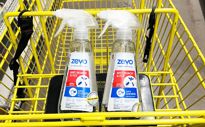 Zevo Ant Roach Fly Instant Spray inside Shopping Cart