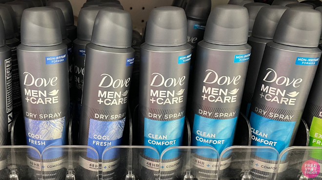 ove MenCare Antiperspirant Deodorant Dry Spray Clean Comfort 3 Count For Men 48 hour