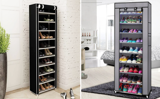 10 Tier Shoe Rack Storage Cabinet 10 Tier Shoe Rack Storage Cabinet