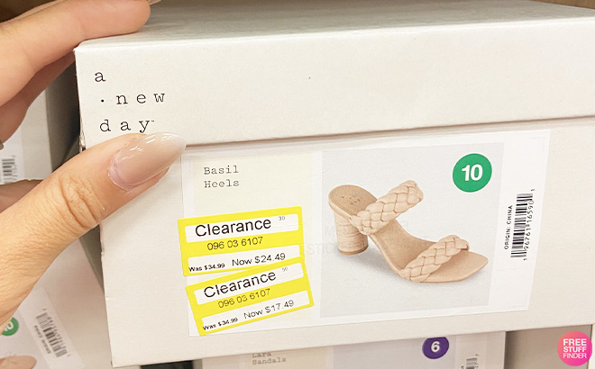 A New Day Womens Basil Mule Heels