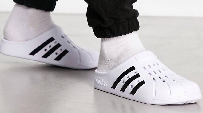 Adidas Mens Adilette Clogs Adidas Mens Adilette Clogs