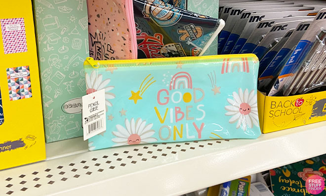 Adore Pencil Pouch on a Shelf