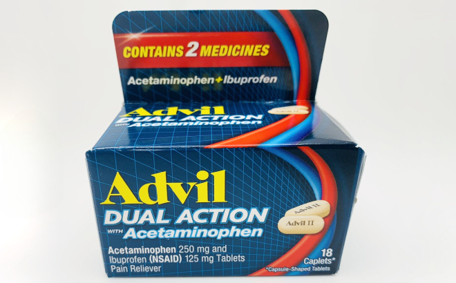 Advil Dual Action 18 Count Caplets