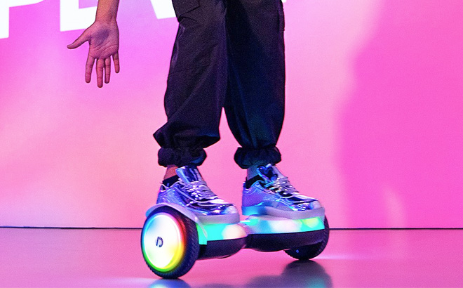 All Terrain Hoverboard with LED Lava Lights