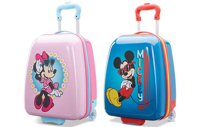 American Tourister Disney Minnie Mouse Pink Daisy Hard Case Upright Disney Mickey Mouse Blue Sunglasses Hard Case Upright