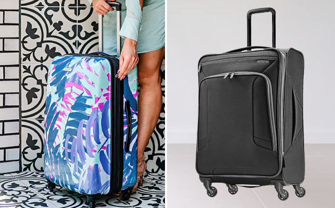 American Tourister Moonlight Hardside Expandable Luggage and Expandable Softside Luggage