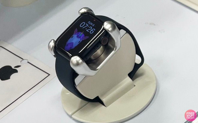 Apple Watch Series 8 on Store Shelf