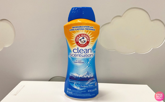 Arm and Hammer Scent Booster on Table