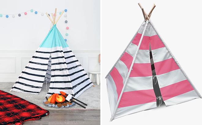 Asweets Pop Up Triangular Play Tent with Carrying Bag and DaliahChildrens Triangular Play Tent with Carrying Bag
