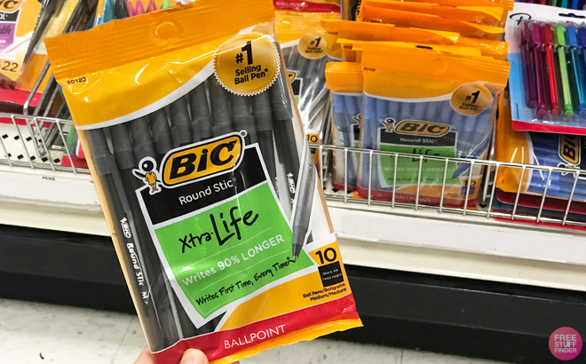 BIC Xtra Life Ballpoint Pens in Black Ink