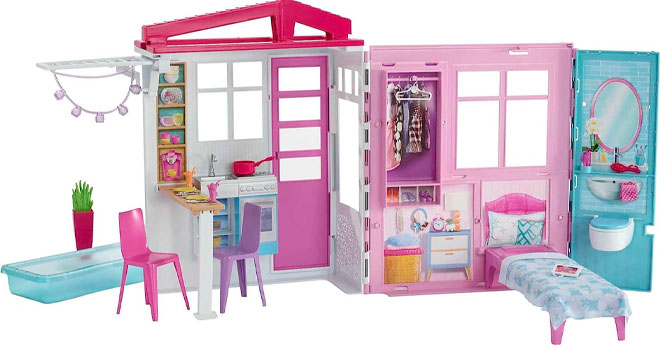 Barbie Doll House Portable Playset