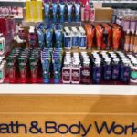 Bath Body Works Body Care Products on shelf