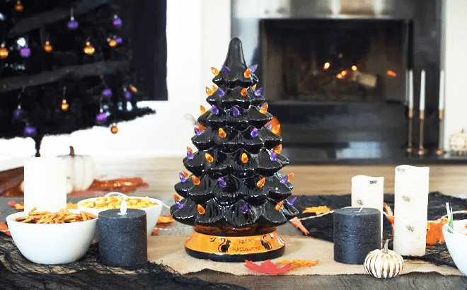 Best Choice Products Ceramic Halloween Tabletop Tree