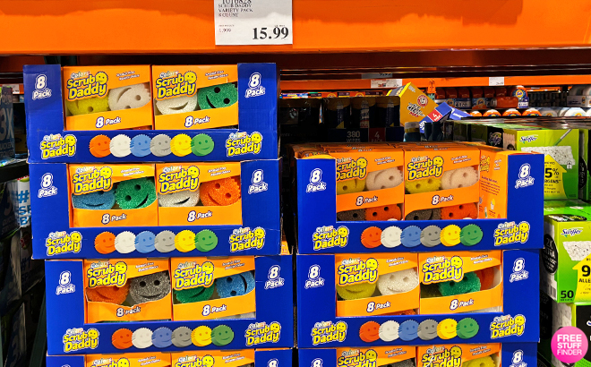 Boxes of 8 Pack Scrub Daddy Scrubber