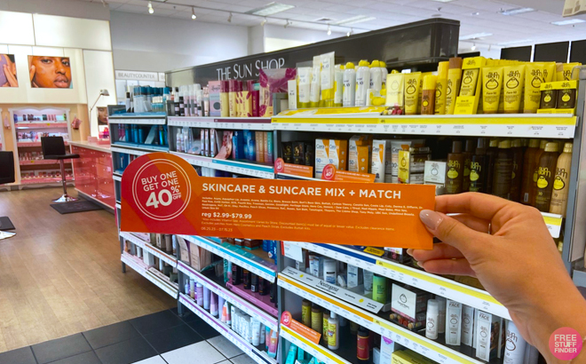 Buy One Get One 40 off Mix Match Skin Care Suncare
