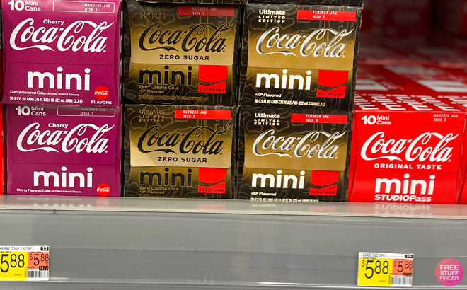 Coca Cola Ultimate Mini Cans 10 Pack