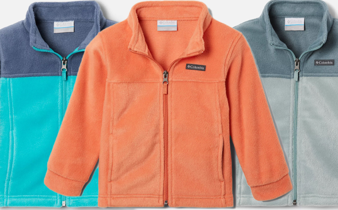 Columbia Boys Toddler Steens Mountain Fleece Jacket in Three Colors