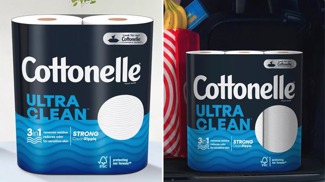 Cottonelle Mega Rolls Toilet Paper Ultra Clean