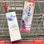Crest 3D White Brilliance Toothpaste and Crest Gum Detoxify Toothpaste in Cart